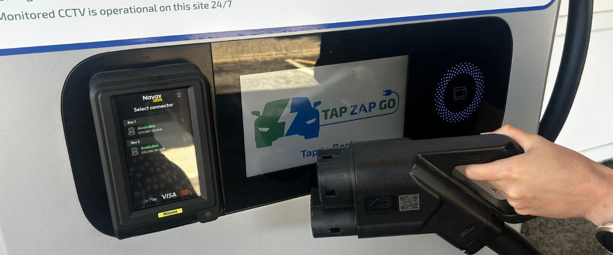 EV Chargers in Kent - Tap Zap Go