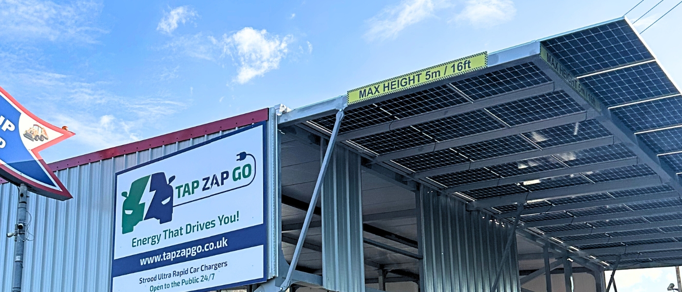 Solar Panels at Tap Zap Go